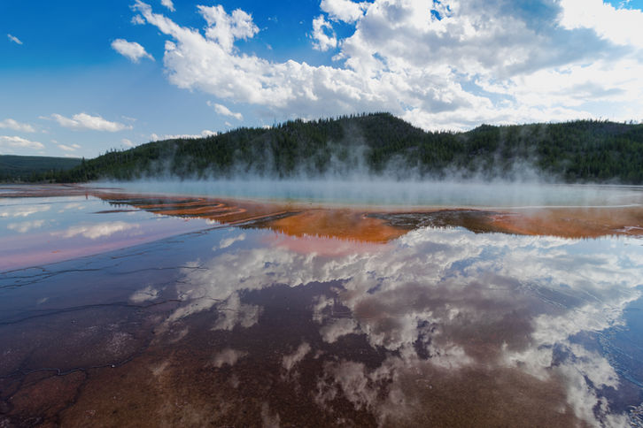Grand Prismatic Spring Yellowstone - photographie touristique par photoArtStudio29 photographe sur la Rive-Sud de Montréal