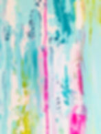 Spring Wishes - detail of an abstract painting on paper - ArtStudio29