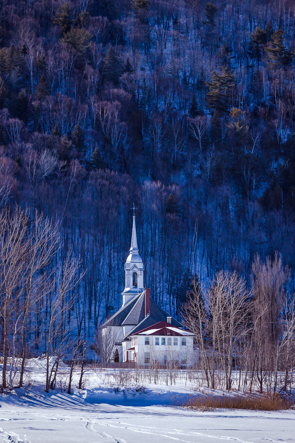 Paysage de Charlevoix - l'église de Petite-Rivière-Saint-François -photographie en édition limitée
