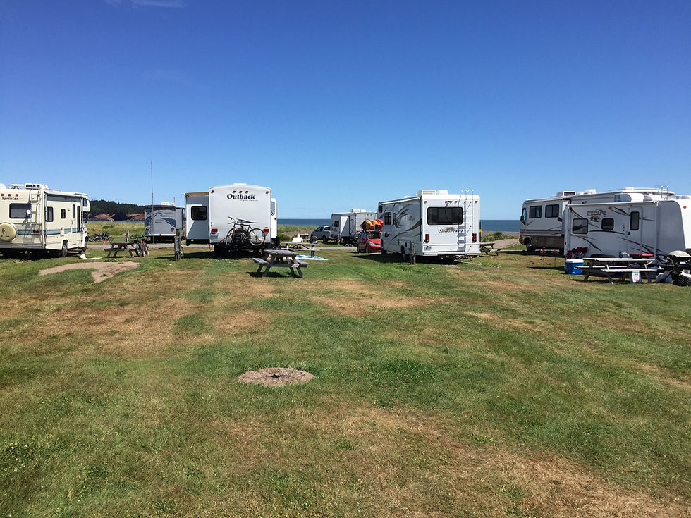 Vue d'un camping au Nouveau Brunswick, Canada - photoArtStudio29