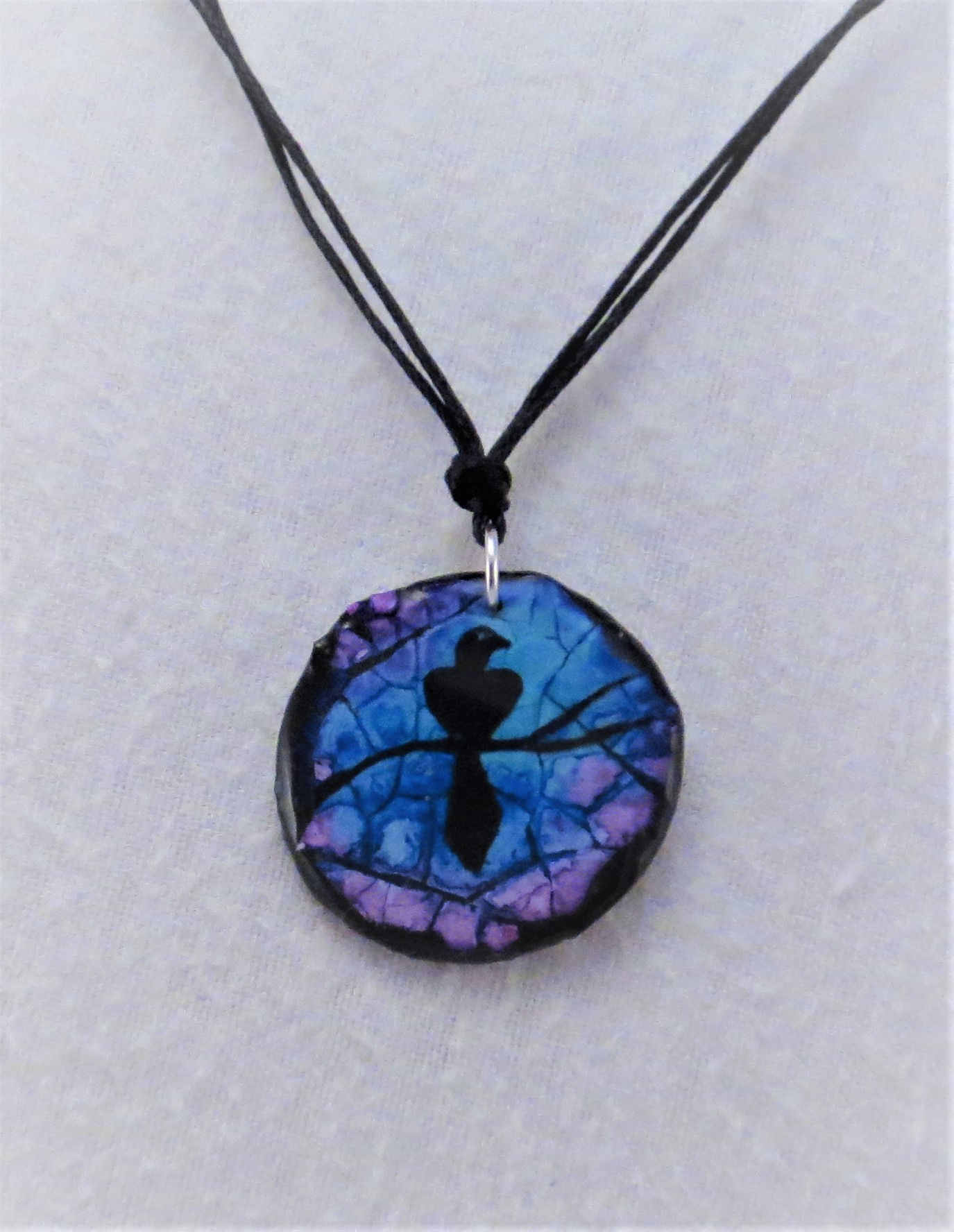 Eggshell Mosaic Pendants - Flight series