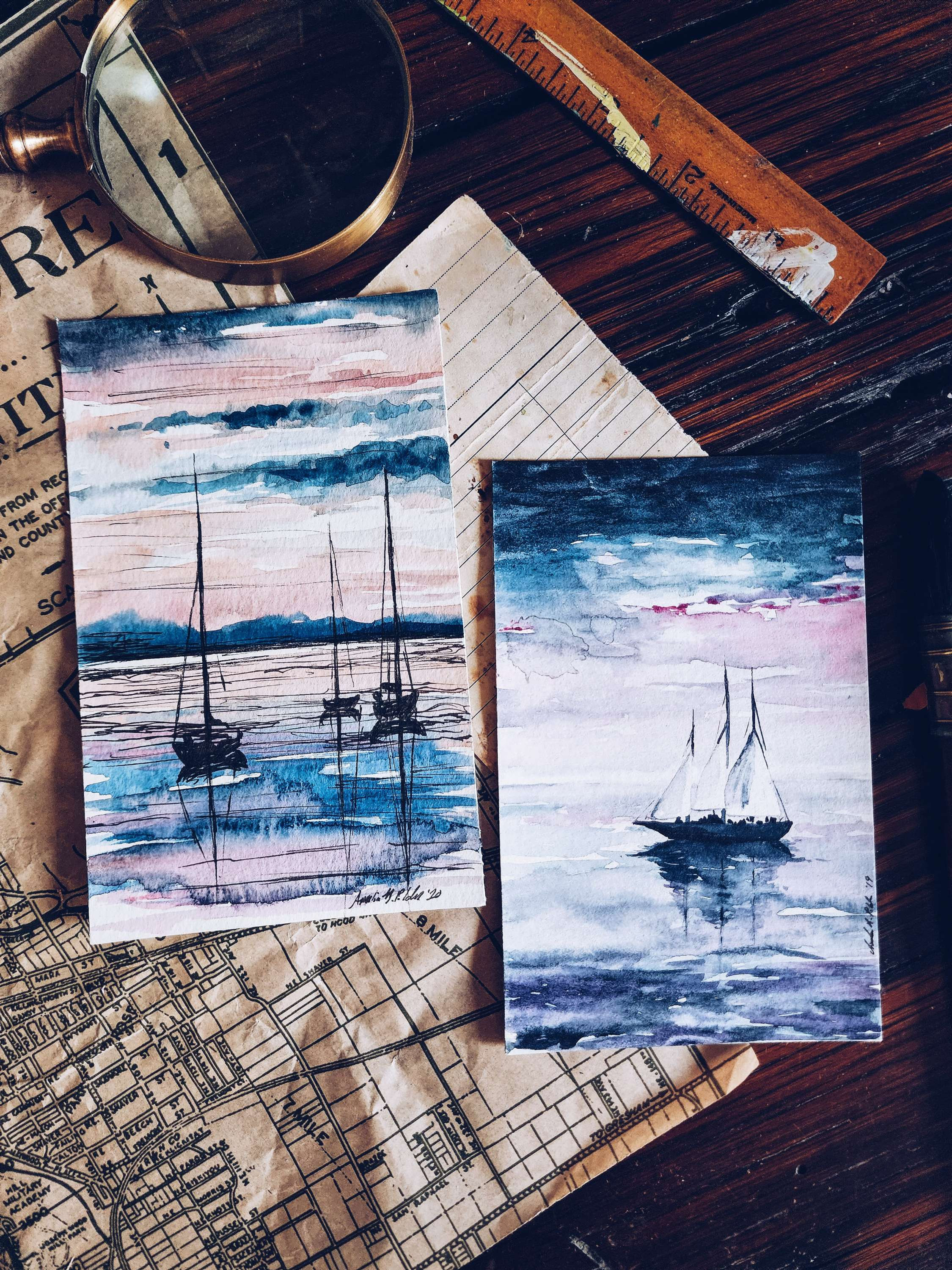 Watching the Sunset / 4x6