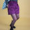 Miniature : SHORT LARGE velours taille L