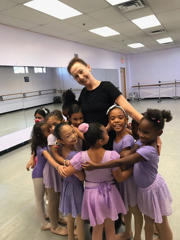 Jersey City Dance Academy Ballet Class - students with teacher
