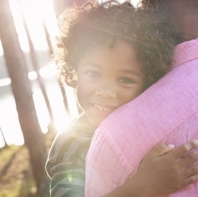 Child Hugging Parent