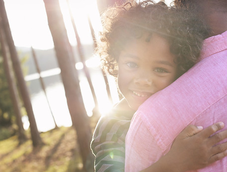 Child Hugging Parent