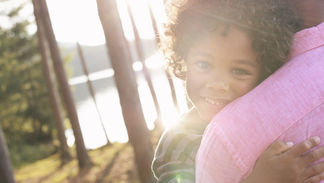 parent hugging child