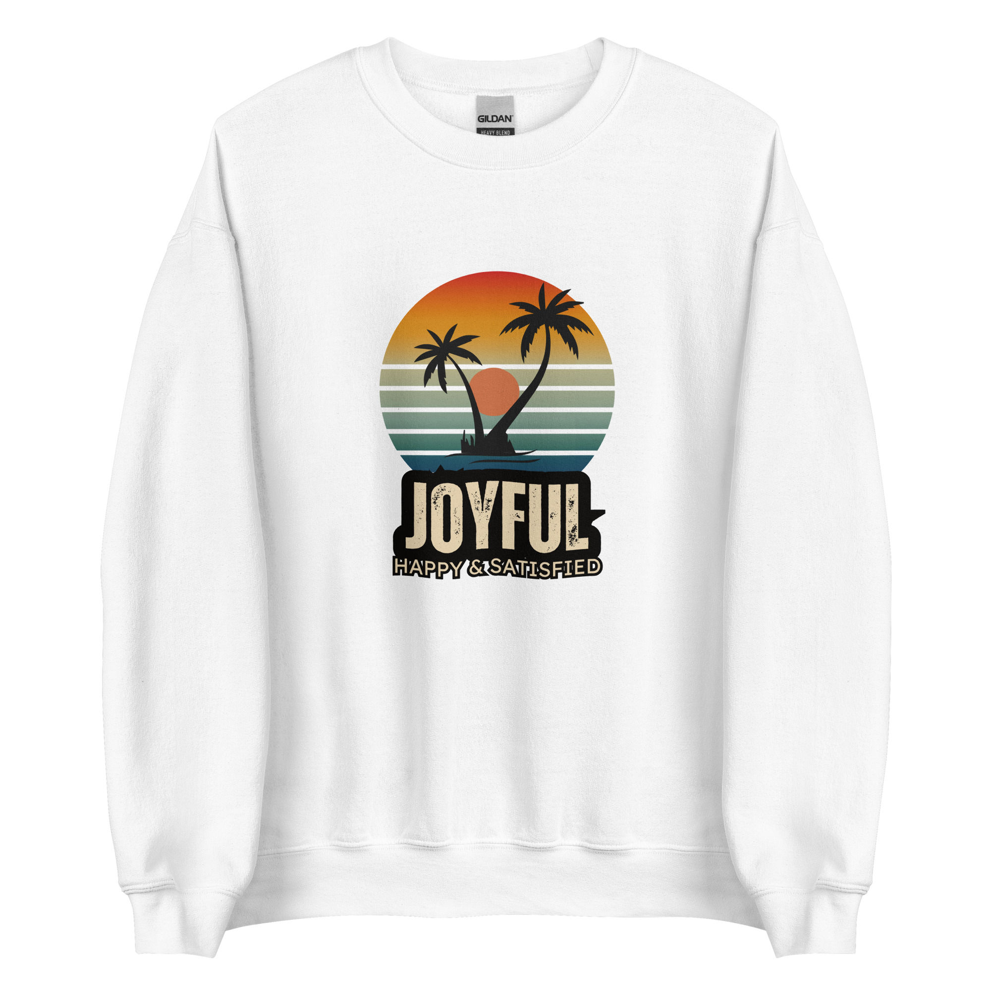 Joyful, Happy, And Satisfied