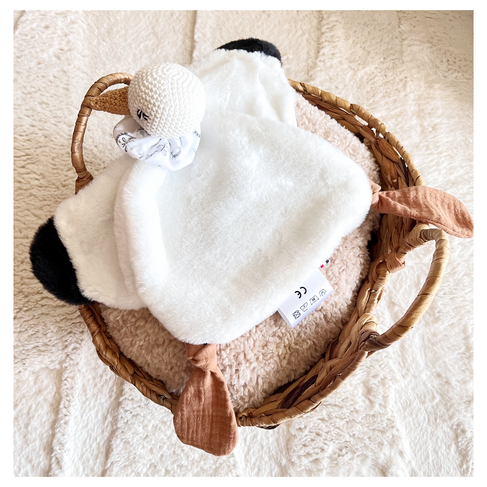 Miniature : 🕊️🌙 Doudou Cigogne Rêveuse ❤