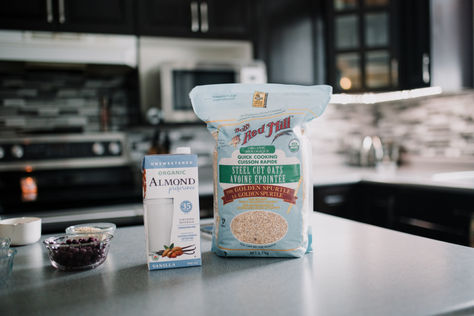 Blueberry Muffin Overnight Oats