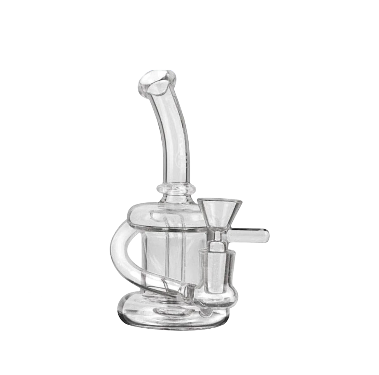 Pulsar 6" - UV Reactive - Showerhead Perc w/Dropout Banger Hanger