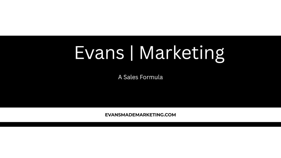 A Sales Formula