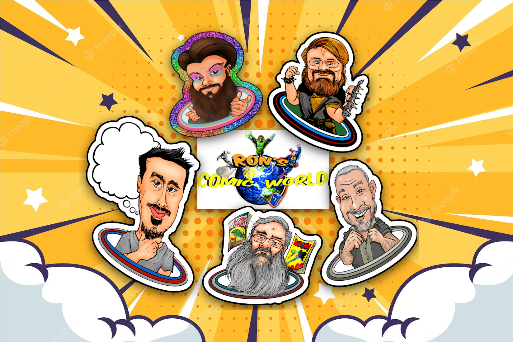 Ron's Custom Customer Appreciation Sticker Service