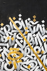 Typografie-Graffiti