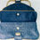 Thumbnail: Blue Snakeskin Shoulder Bag