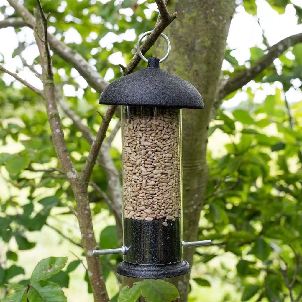 Gardman Black Steel Sunflower Heart Feeder ENABLE IRELAND G.C.