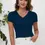 Thumbnail: Blue Top for Women Front View