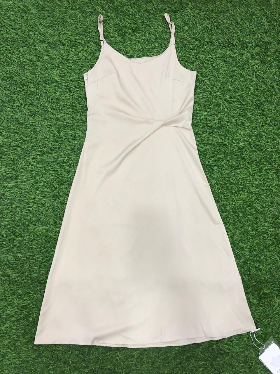 Sleeve-less Long Dress for Women Front View
