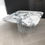 Thumbnail: Super White Dolomite Coffee Table With Fluted Base