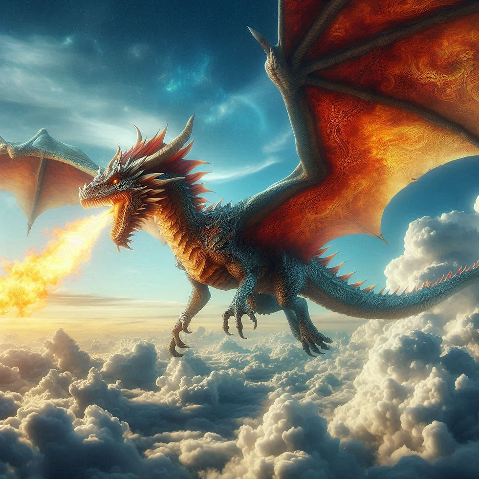 Evil, fire-breathing dragons of the West