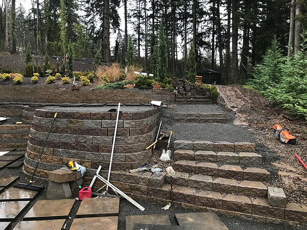 Retaining Wall Landscape