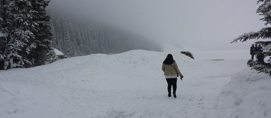 Snowy Lake Louise