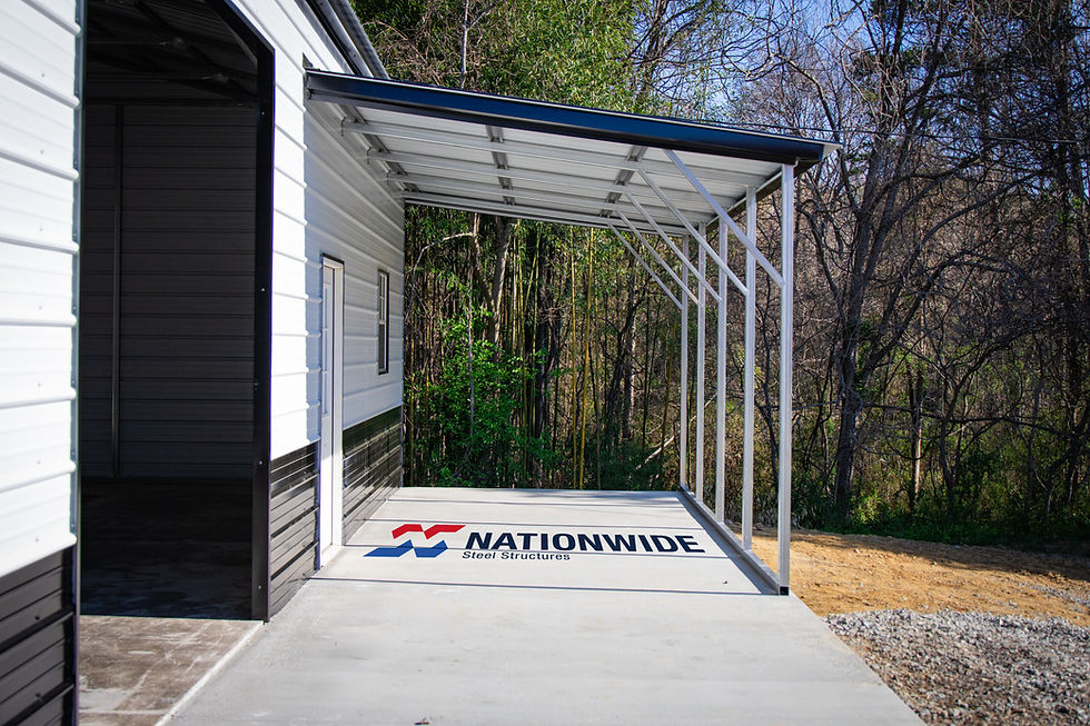 Thumbnail: 30'x50'x12' W/10'x20'x9' Lean-To