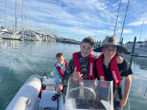 Supporting kids sailing
