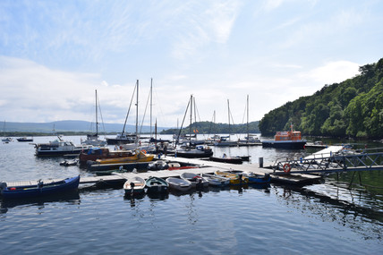 Tobermory Harbour Pontoons.