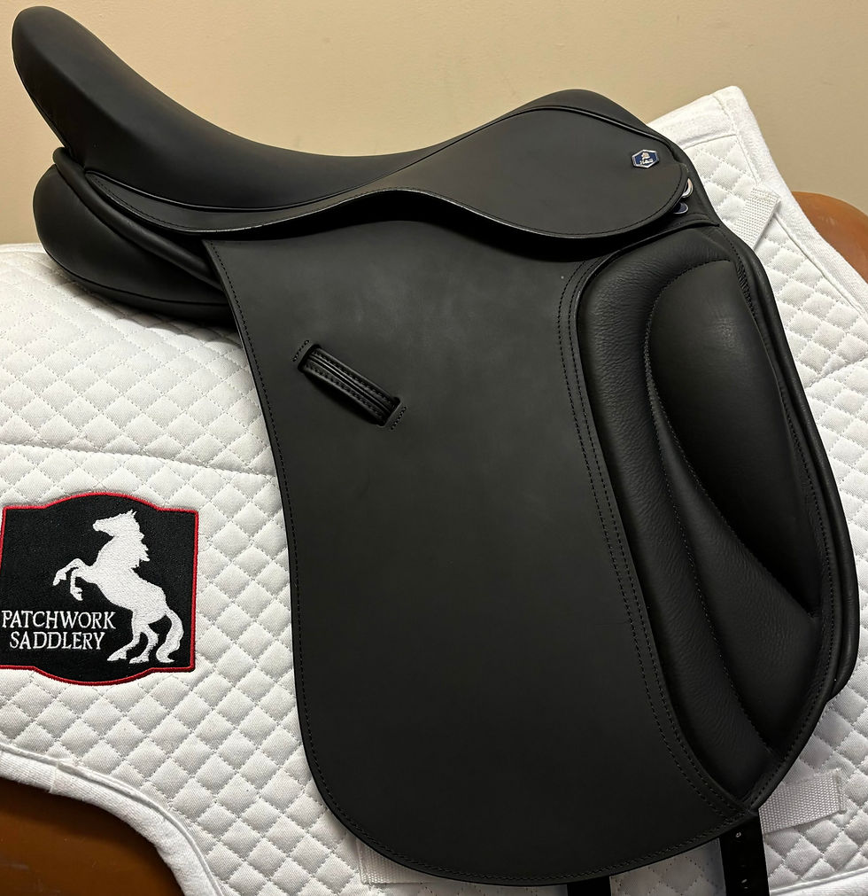 Thumbnail: Hastilow &  Sons Highland Cob Monoflap Dressage 17.5" $3550 #663
