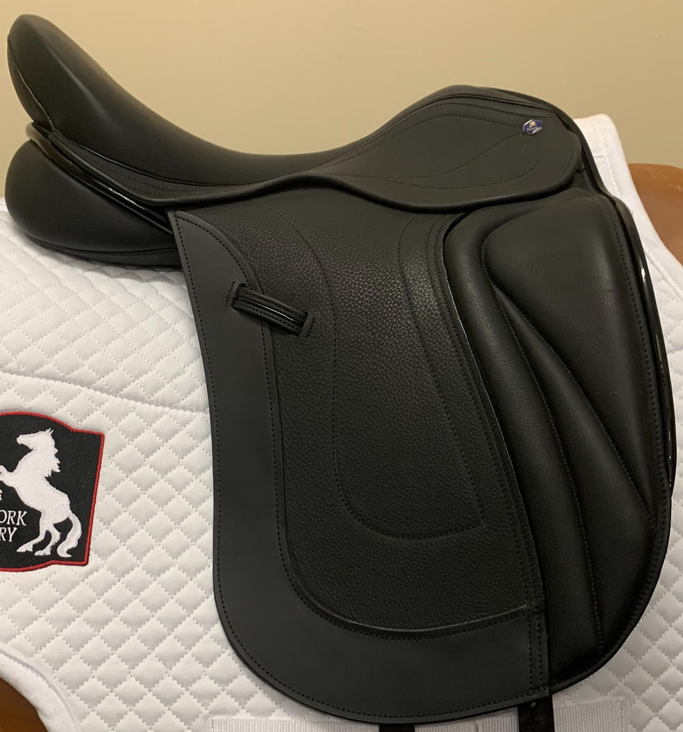Thumbnail: Hastilow & Sons 17.5" Bamburgh Dressage Saddle $3150 #155