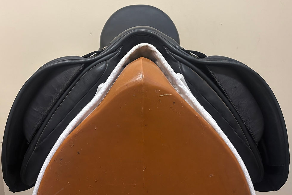 Thumbnail: Ideal T&T Dual Flap Dressage 18" $3550 #625