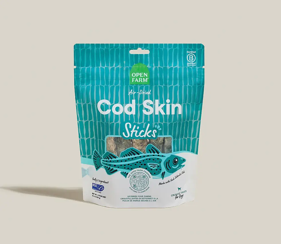 Thumbnail: Open Farm Icelandic Air-Dried Cod Skin Sticks