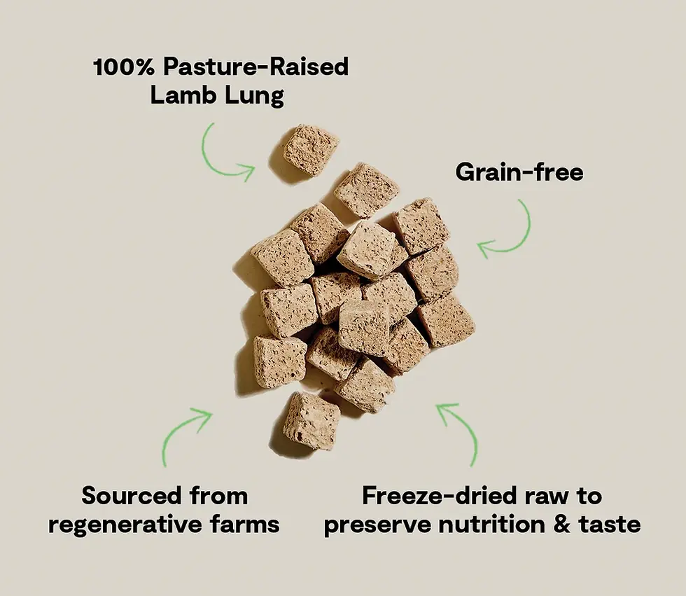 Thumbnail: Open Farm Freeze Dried Raw Lamb Lung Treats