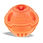 Thumbnail: A bright and durable Totally Pooched Stuff n' Brush Ball designed for interactive play, dental health, and treat-stuffing fun