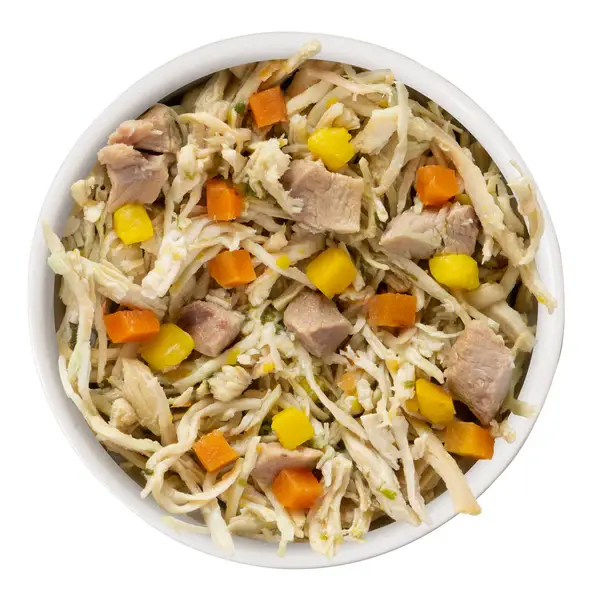 Thumbnail: Weruva Peking Ducken canned dog food - gourmet blend of duck and chicken in gravy.