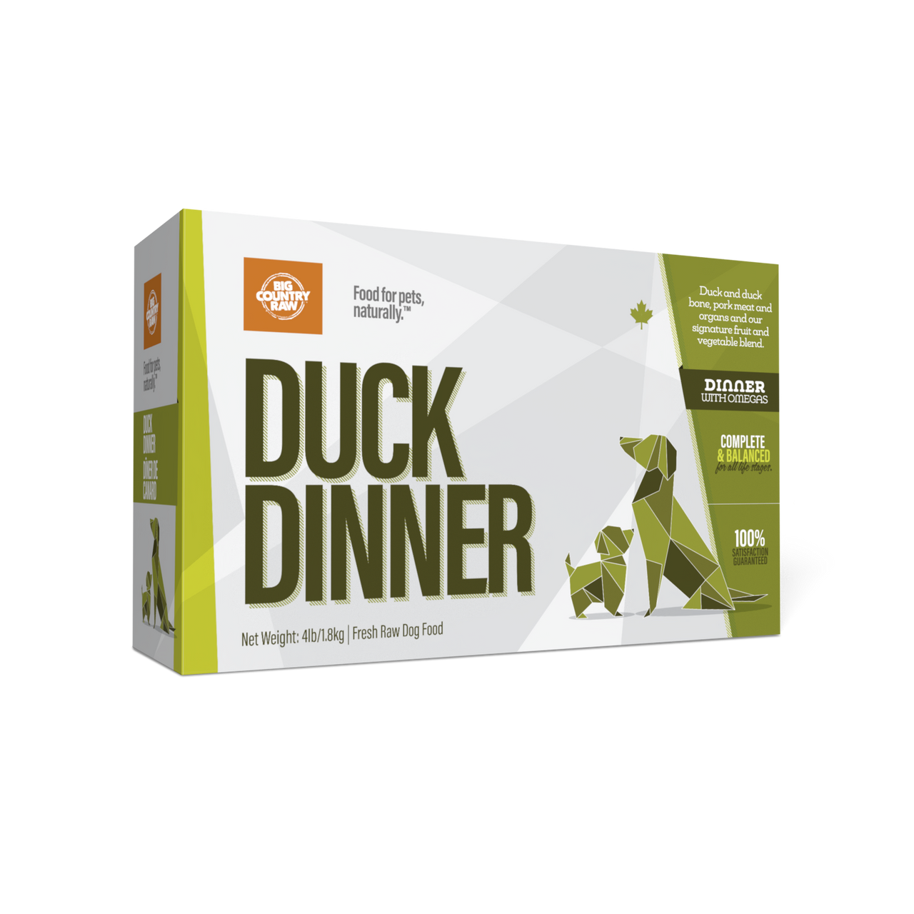 Big Country Raw Duck Dinner