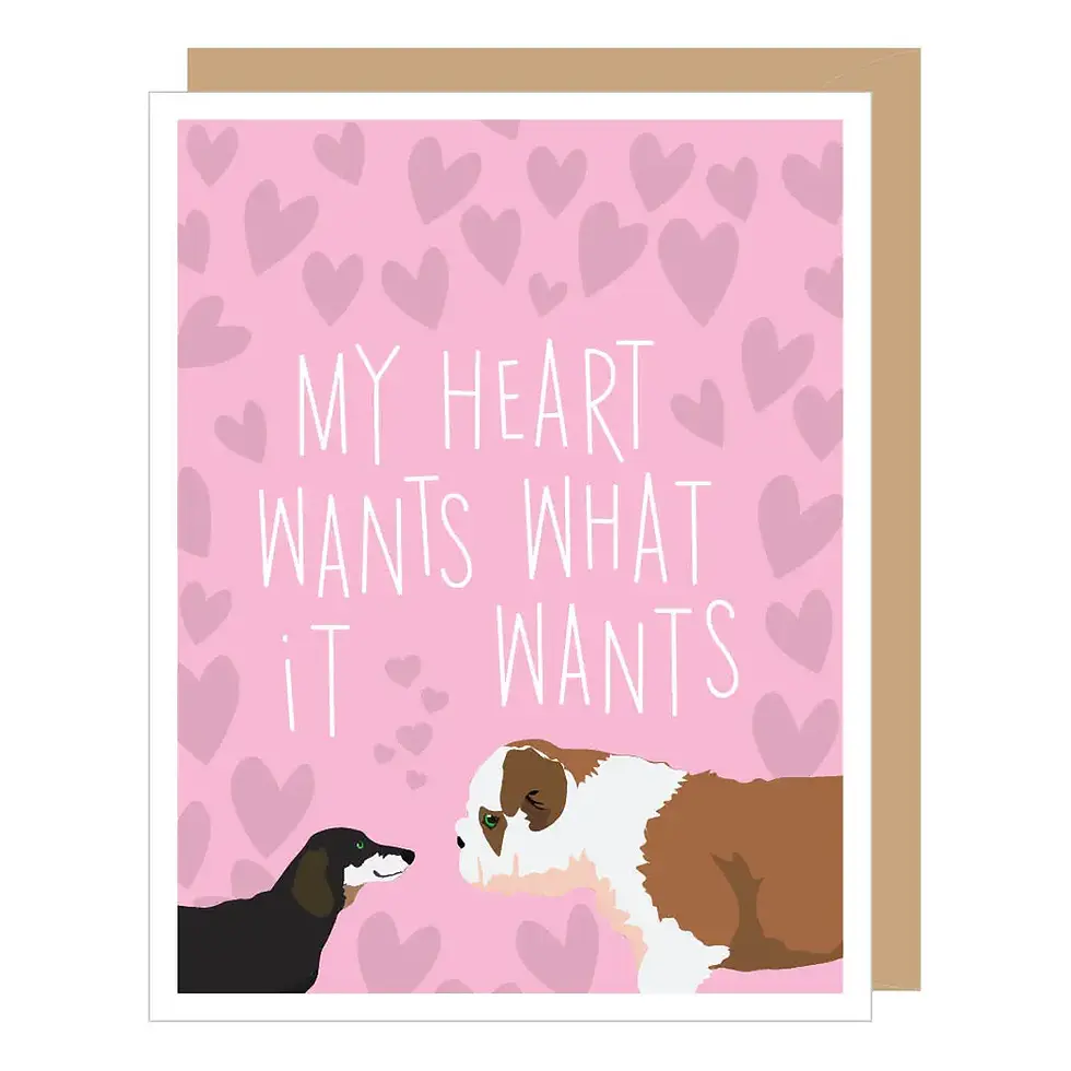 Image: The Valentine's Day Card from Apartment 2 Cards, featuring a romantic design ideal for expressing affection