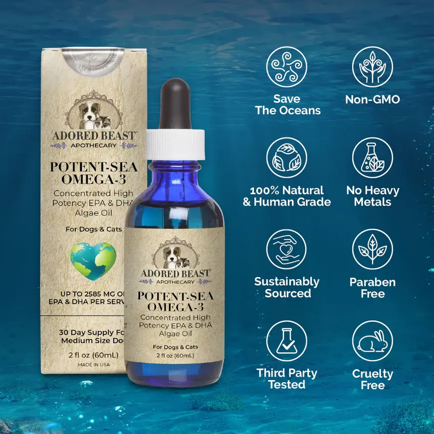 Thumbnail: Optimize your pet's health with Potent-Sea supplement from Adored Beast