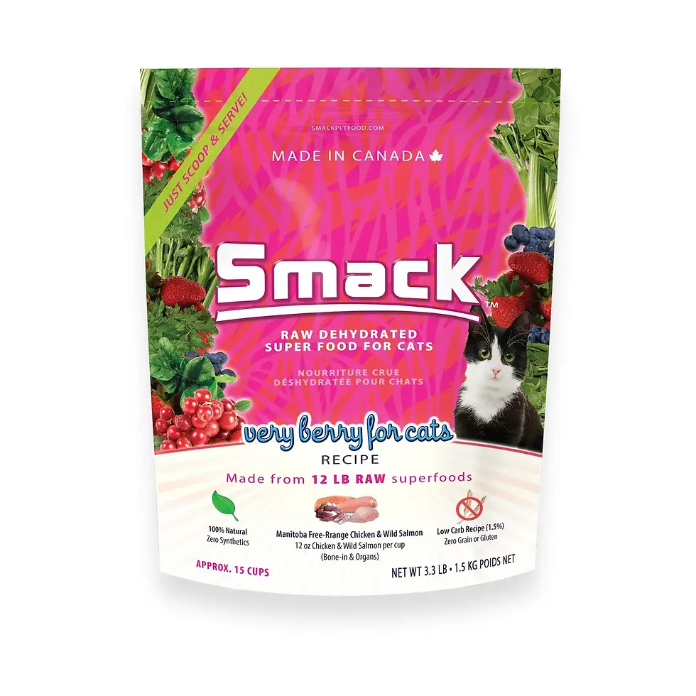 Discover the purr-fect treat for your feline friend with Smack Very Berry Cats. Packed with natural ingredients