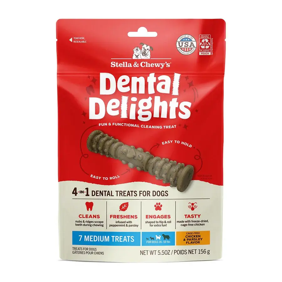 Thumbnail: Stella & Chewy's Dental Delights 4 in 1 Dental Treats for Dogs