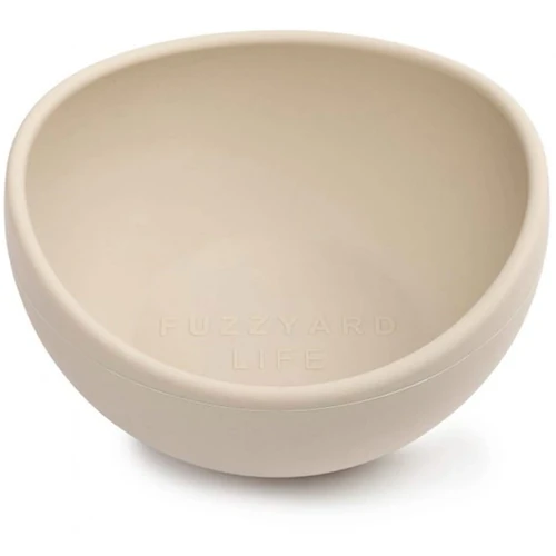Fuzzyard Silicone Bowl Sandstone CHOW Bella Pet Health