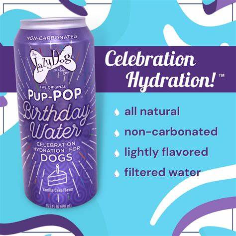 Thumbnail: The Lazy Dog Cookie Co. Pup-POP Birthday Water