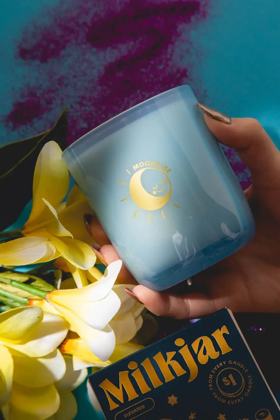 Thumbnail: Milk Jar Co. Moonrise Candle, natural soy candle with a calming evening scent, available at CHOW Bella Pet Health Store.