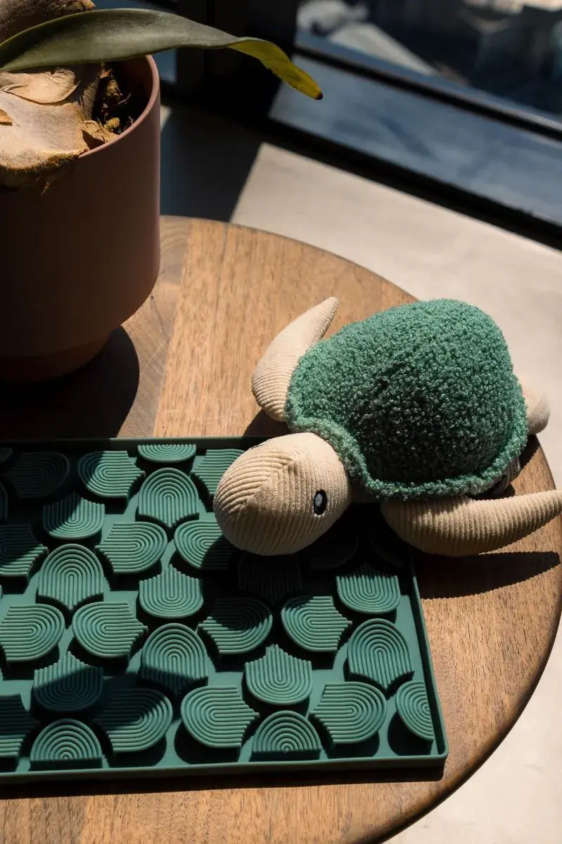 Thumbnail: FuzzYard Life Hide & Treat Mat - Myrtle Green