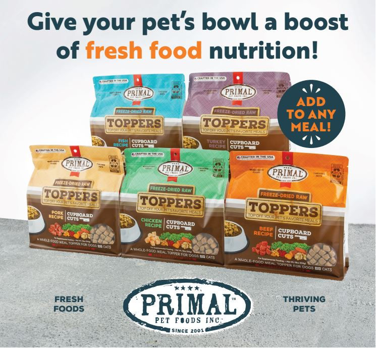 Thumbnail: Bag of Primal Cupboard Cuts Freeze-Dried Raw Toppers, featuring premium ingredients and a grain-free formula.
