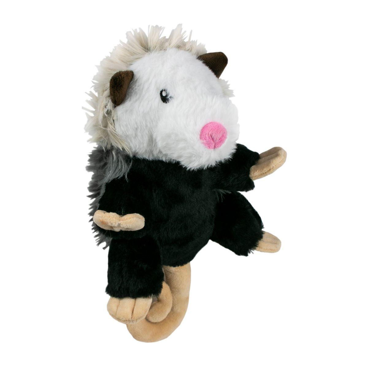 Tall Tails Rope Body Possum Dog Toy with a durable rope body and soft plush exterior, ideal for tugging, chewing, and fetch.