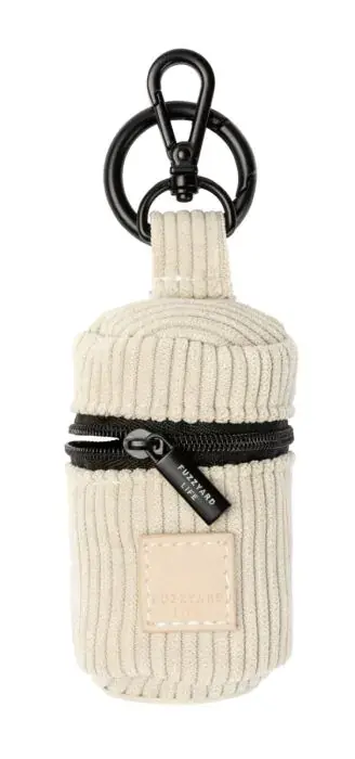 Thumbnail: Fuzzyard Sandstone Poop Bag Dispenser, a holder for dog waste bags designed for pet owners.