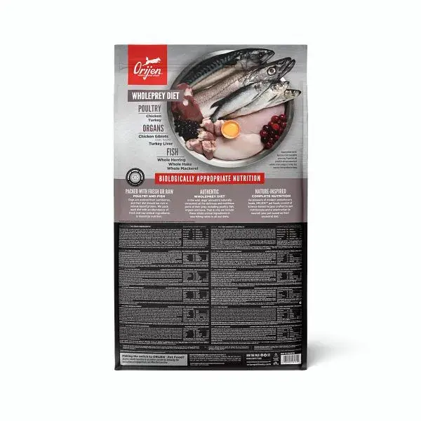 Thumbnail: ORIJEN™ Fit & Trim dog food with chicken, turkey, and fish for healthy weight management. Available at CHOW Bella Pet Health