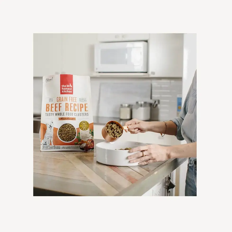 Thumbnail: Image: The Honest Kitchen Beef Clusters, tasty and wholesome dog treats made with real beef as the first ingredient.